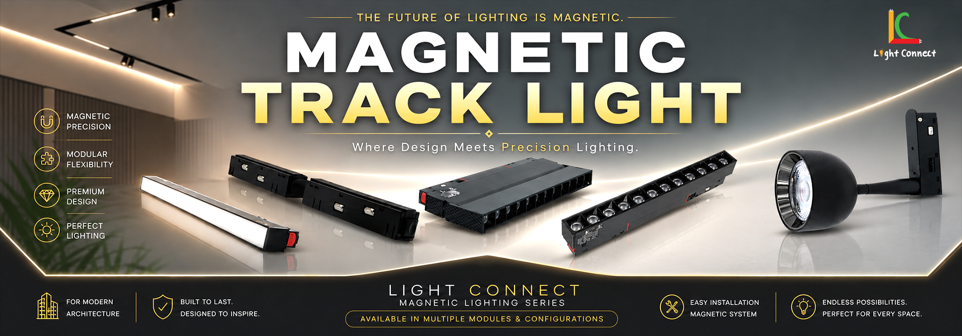 Magnetic Track Lighting solutions in India